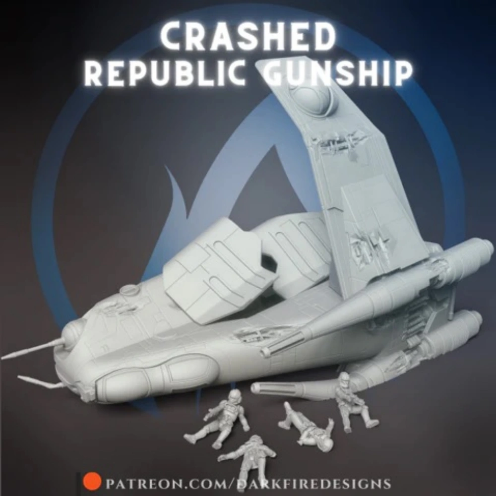 Acclimator Class Assault Ship Crashed DF106