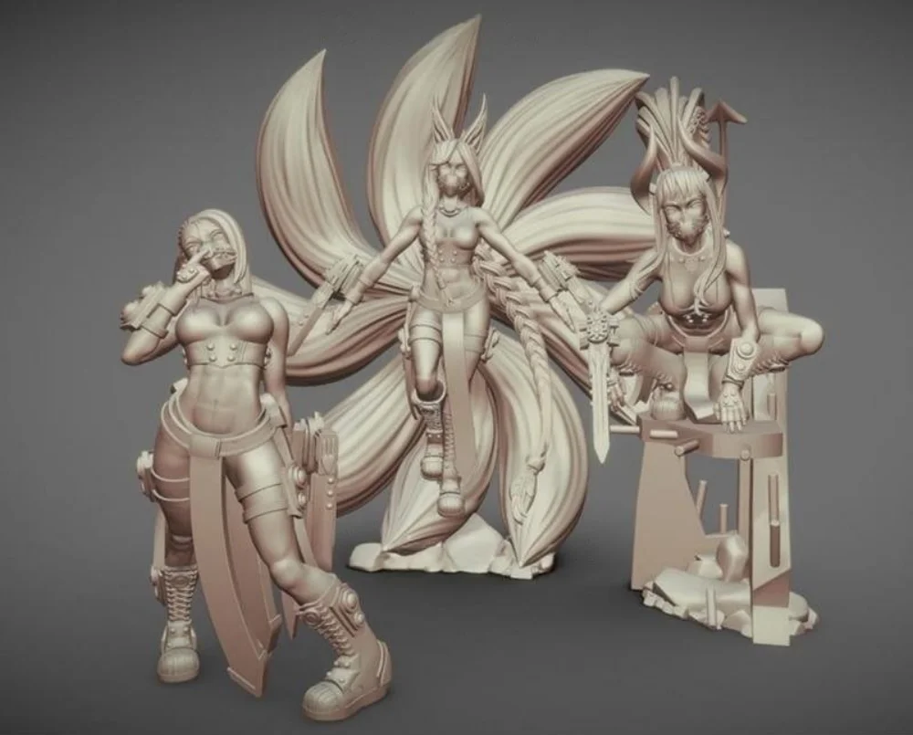 Aurora Vanguard Commander P01 anf Sergeant Squad P02