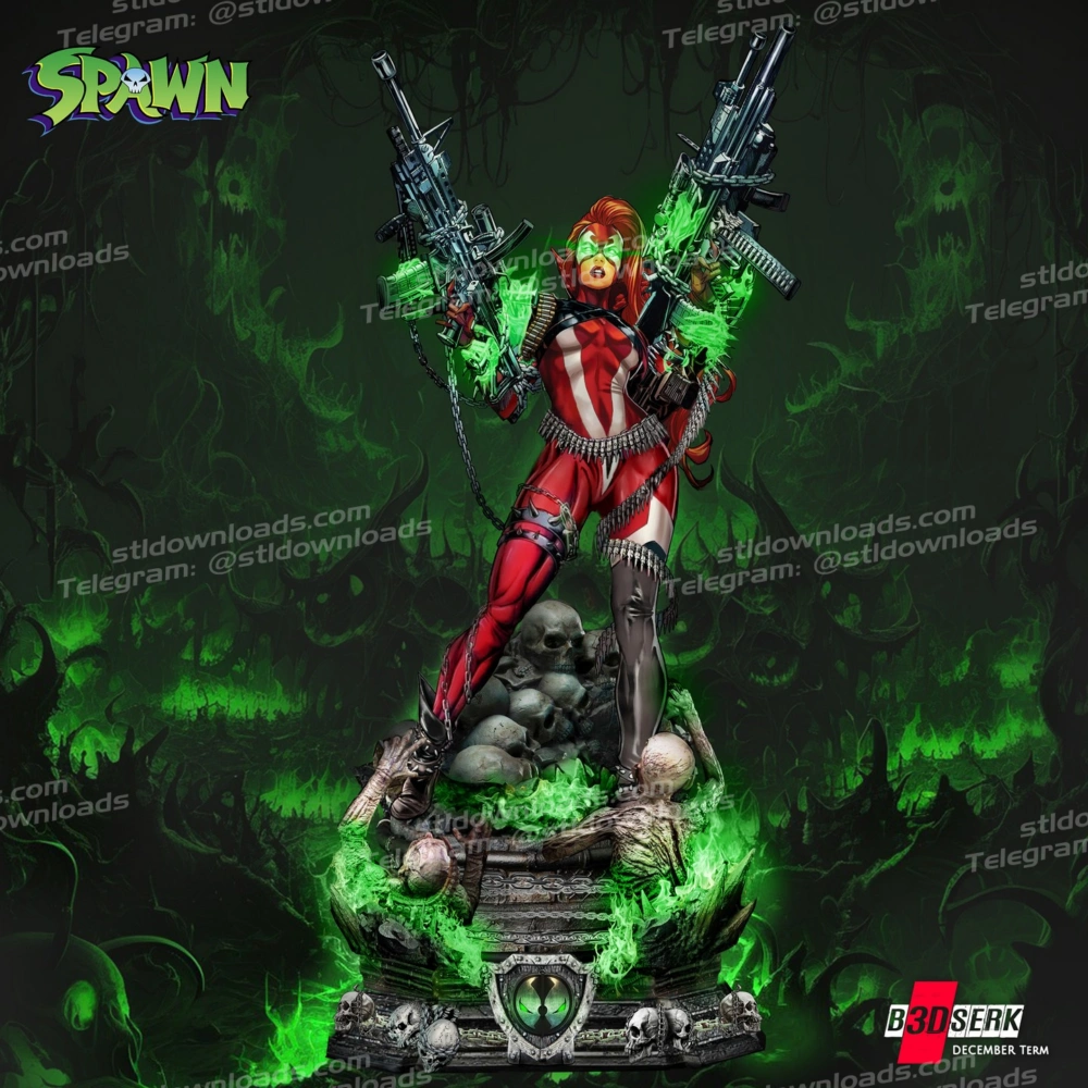 B3DSERK She Spawn Sculpture (Non Supported)