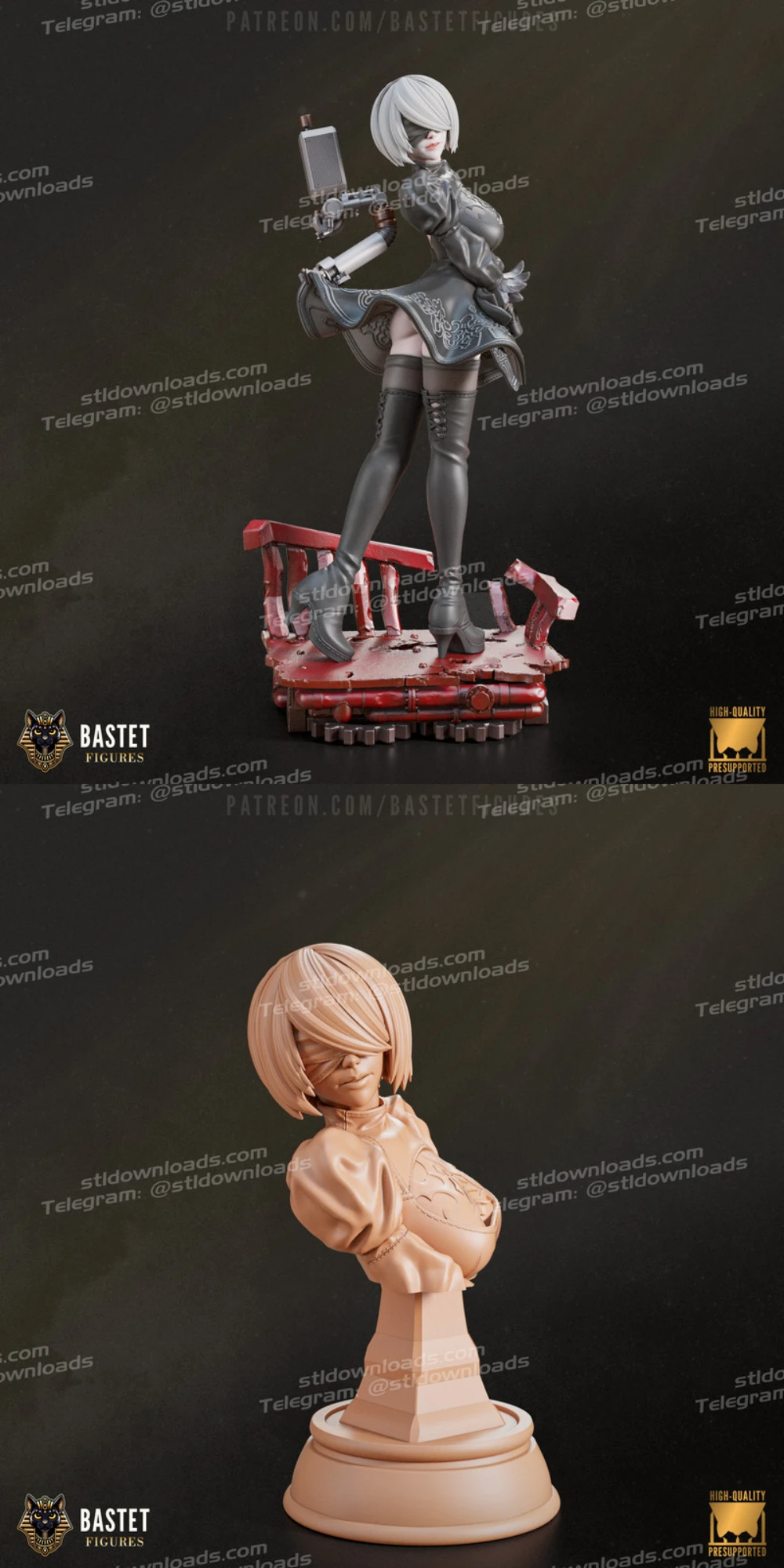 Bastet Figures 2B