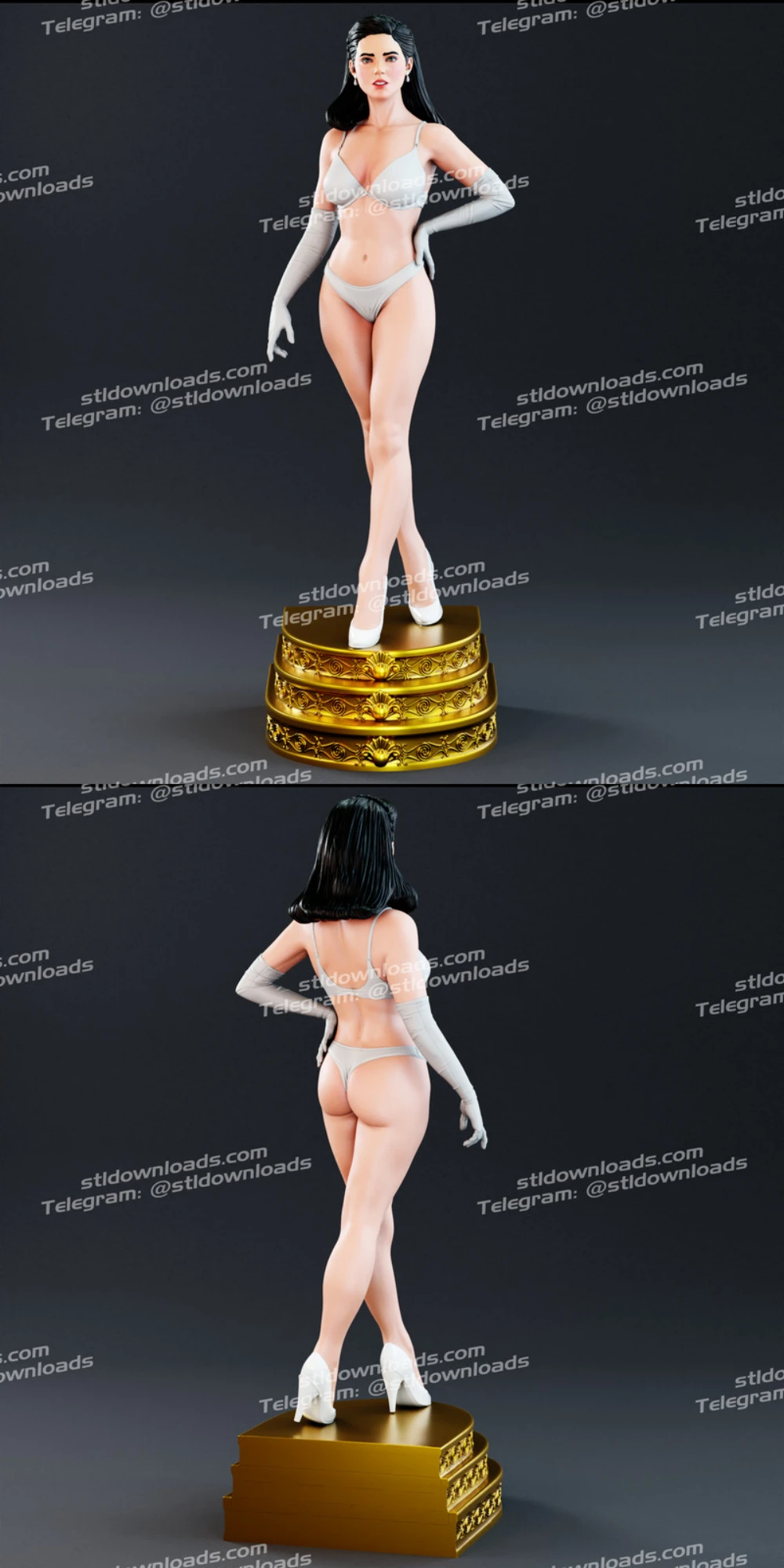 BrunoArt3D 2026 03 Jennifer Connelly nsfw