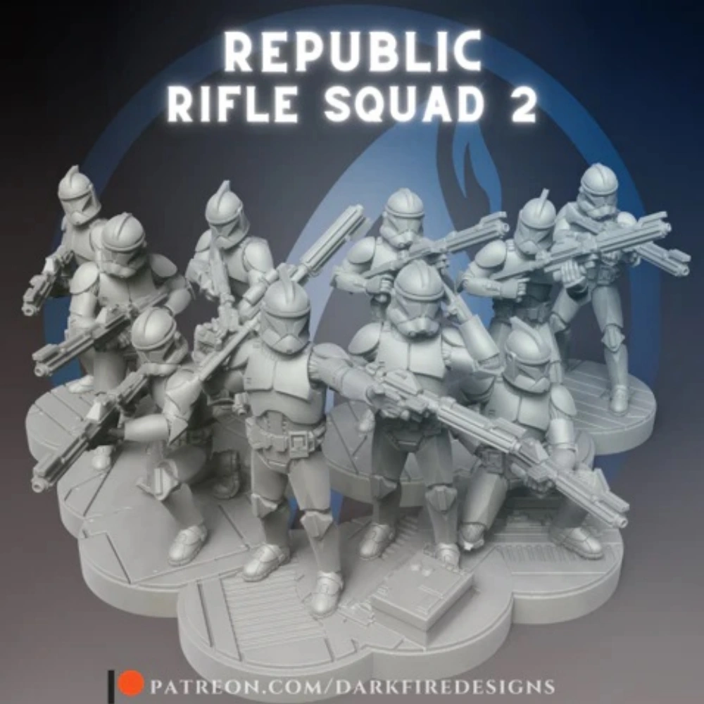 Clone Trooper Rifle Squad DF208
