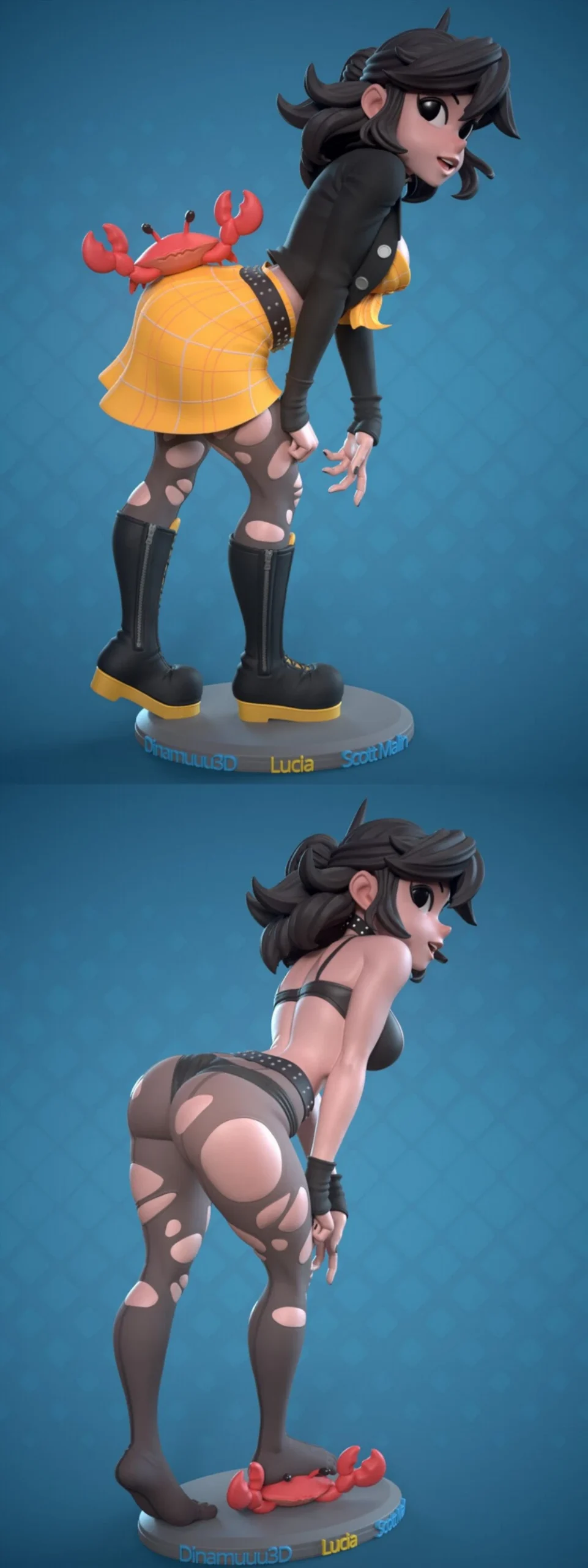 Dinamuuu 3D Lucia, Scott Malin Collaboration