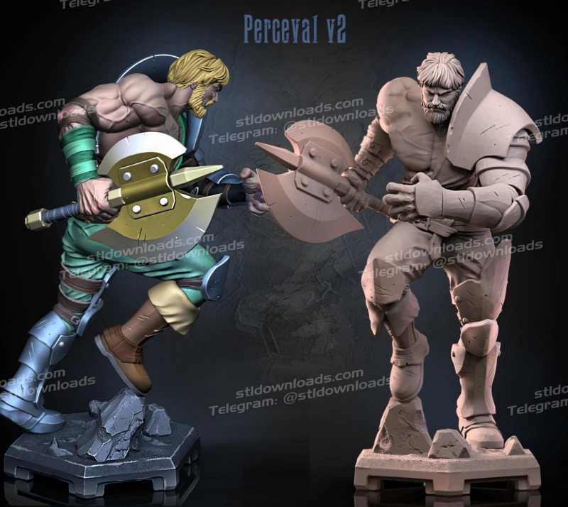 Perceval V2 (Fantasy) STL model for 3D printing