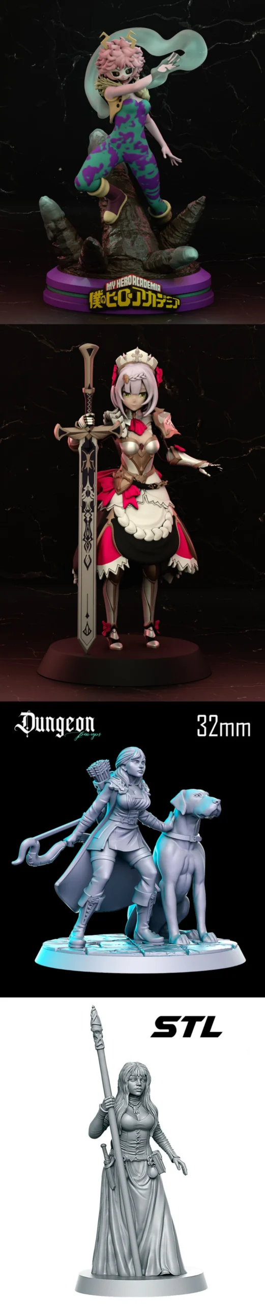 Dungeon Pin ups July