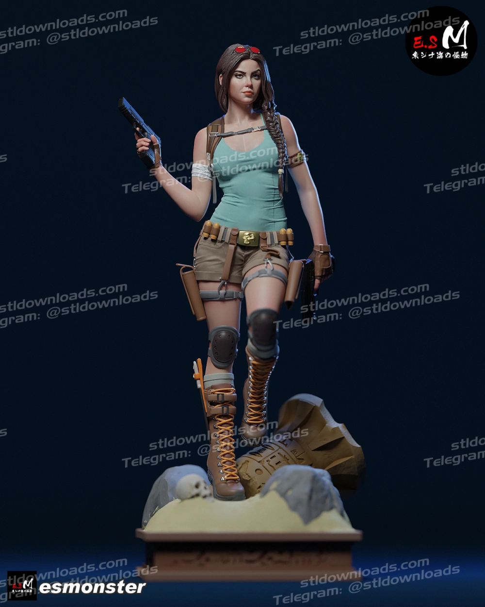 E.S Monster 2024 08 Lara Croft