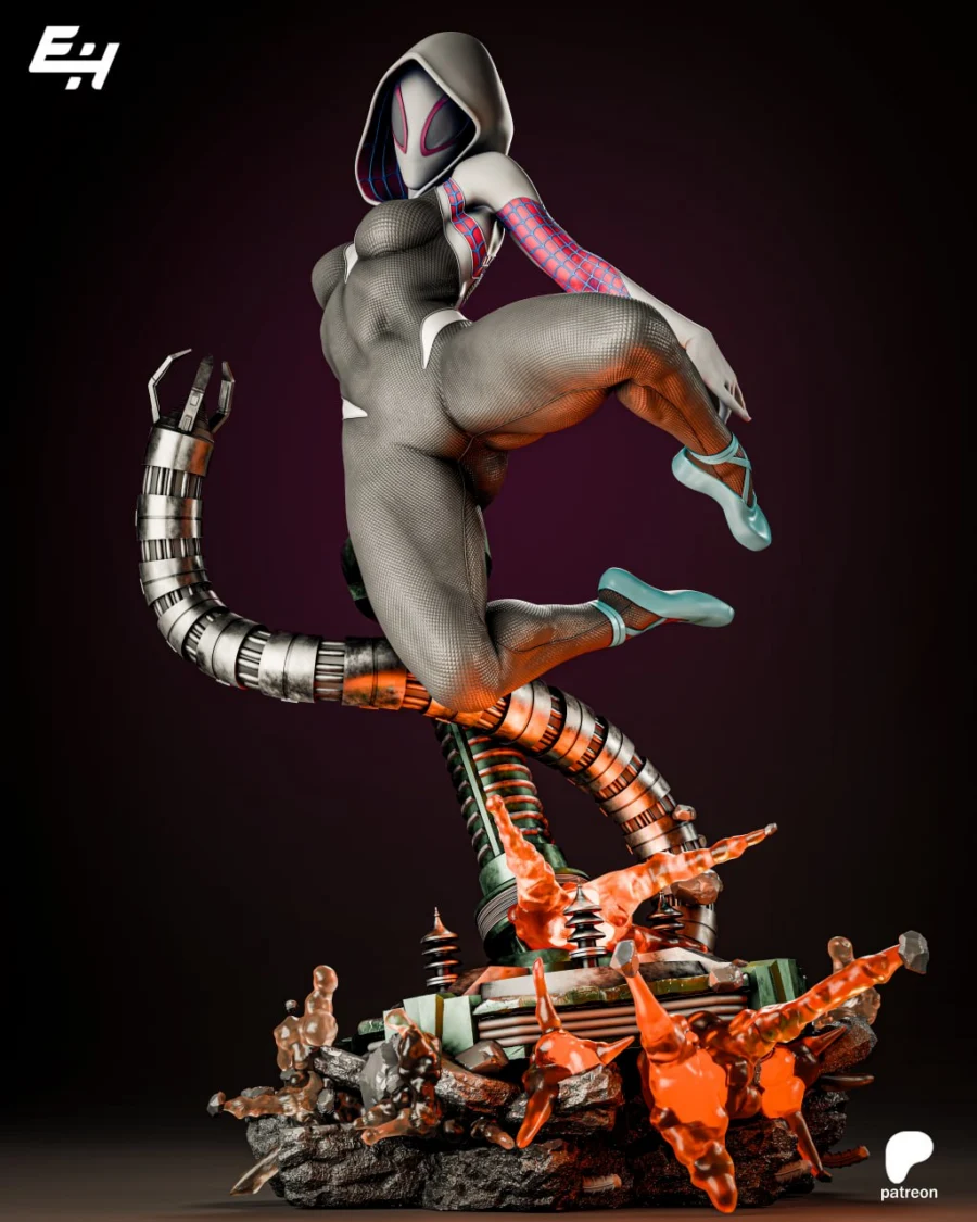 EH Studios – SpiderGirl Sharehammer Plus Figures – 3D Print Model