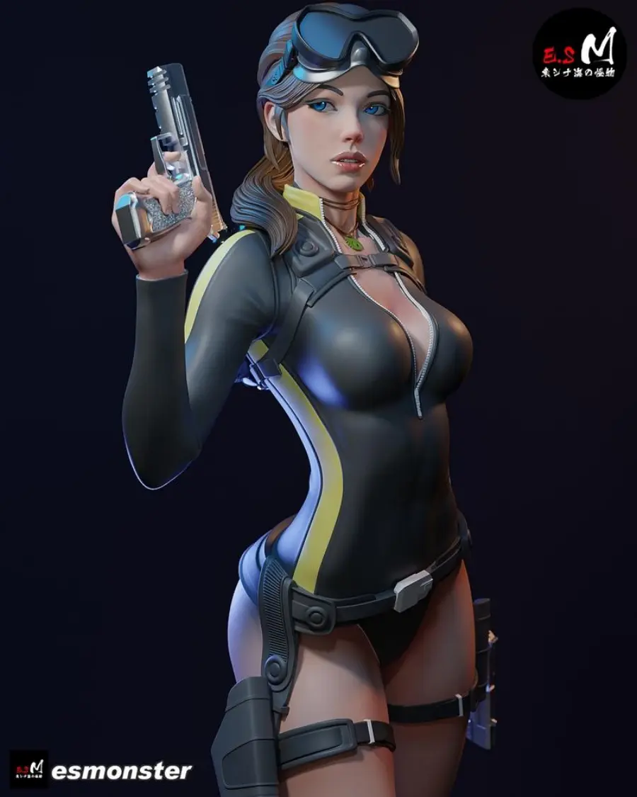 ES MonsterLaraCroftDive Suit Ver