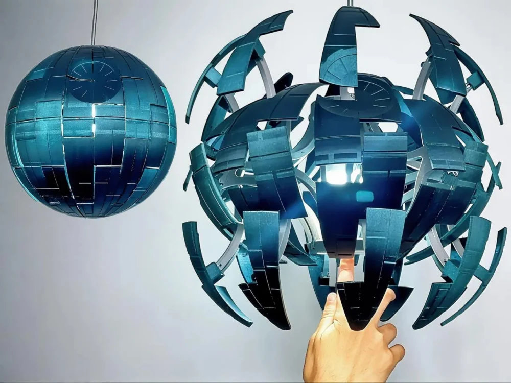 ExplodingDeathStarPendantLamp