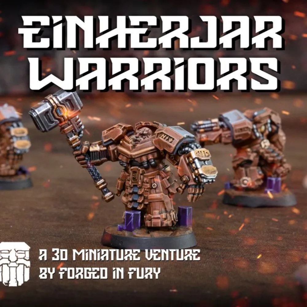 Forged in Fury einherjar warriors presupported