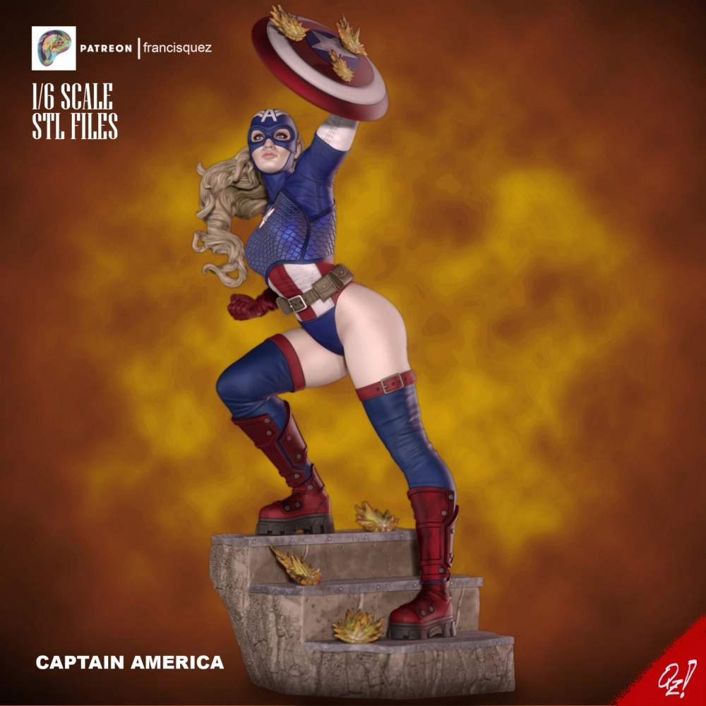Francis Quez Female Captain America
