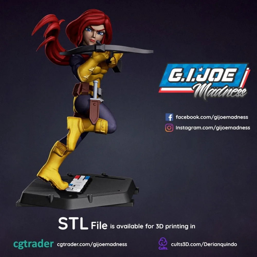 GI Joe Scarlett Pose