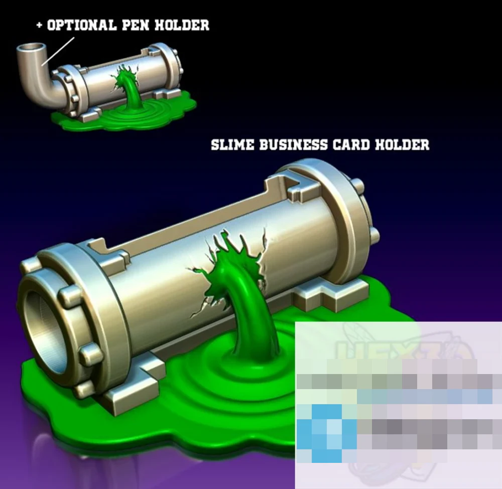 Hex3D BusinessCard SlimeHolder SingleColor