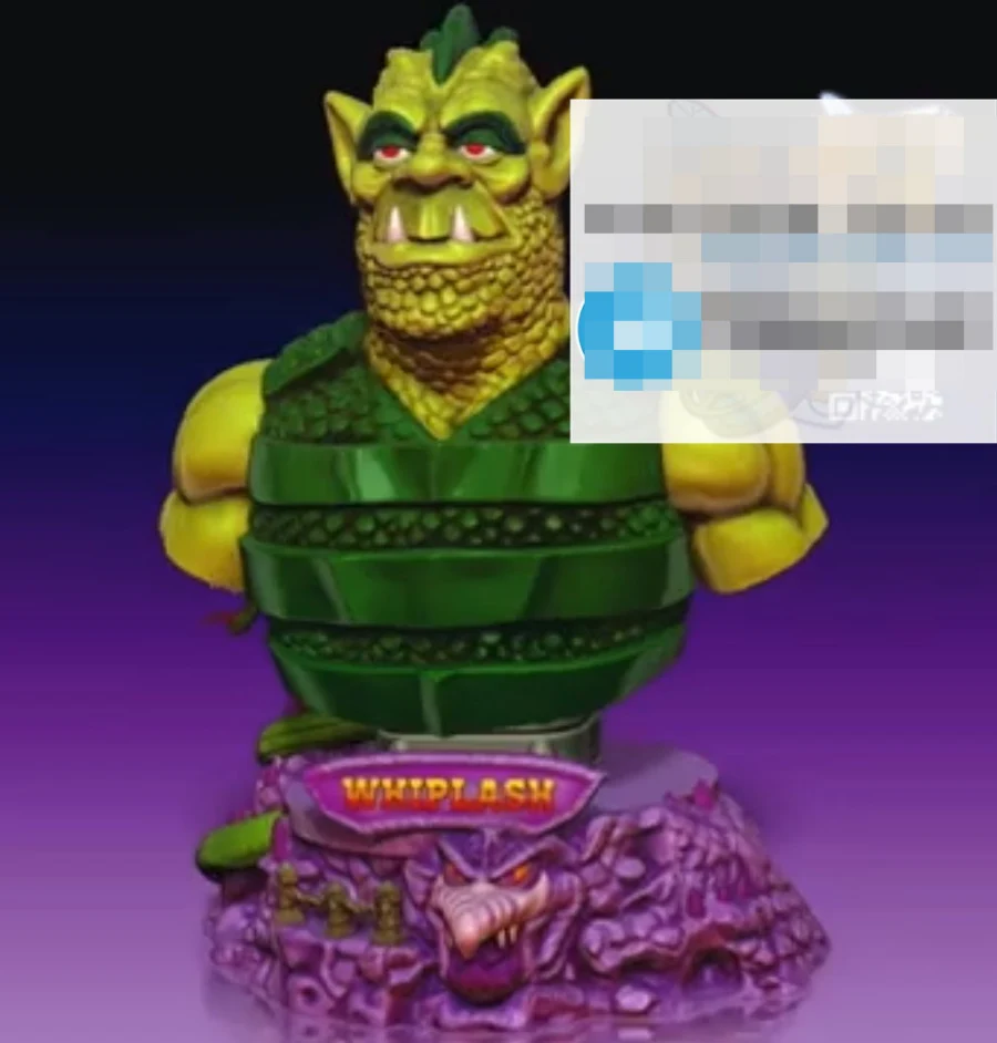 Hex3D Whiplash Bust 4Color