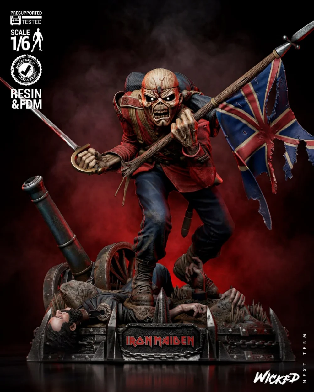Iron Maiden Sculpture