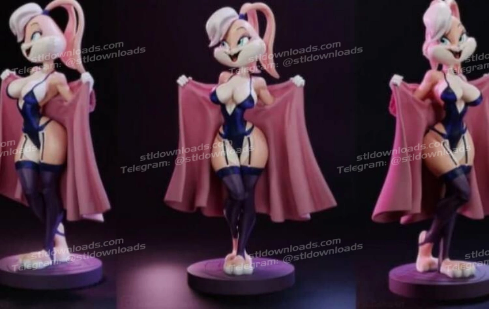 Lola Bunny Clothed and NSFW Version