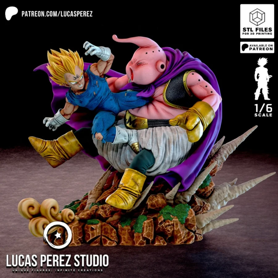 Majin Vegeta vs Buu Lucas Perez