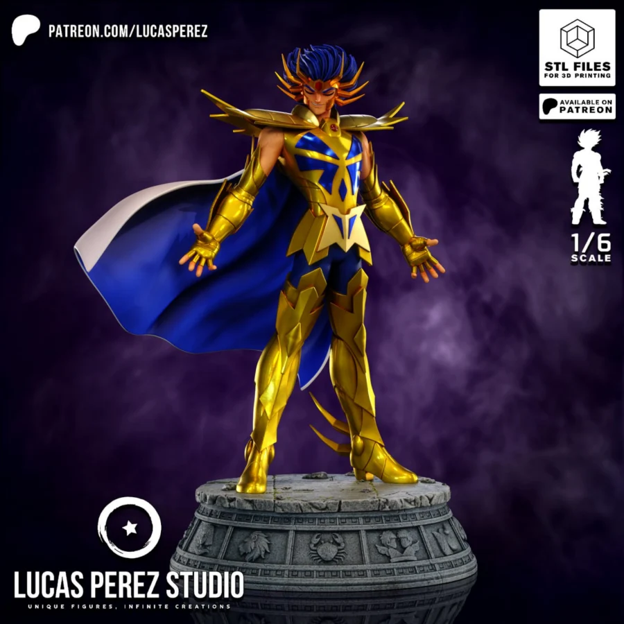 Máscara De La Muerte Saint Seiya Lucas Perez