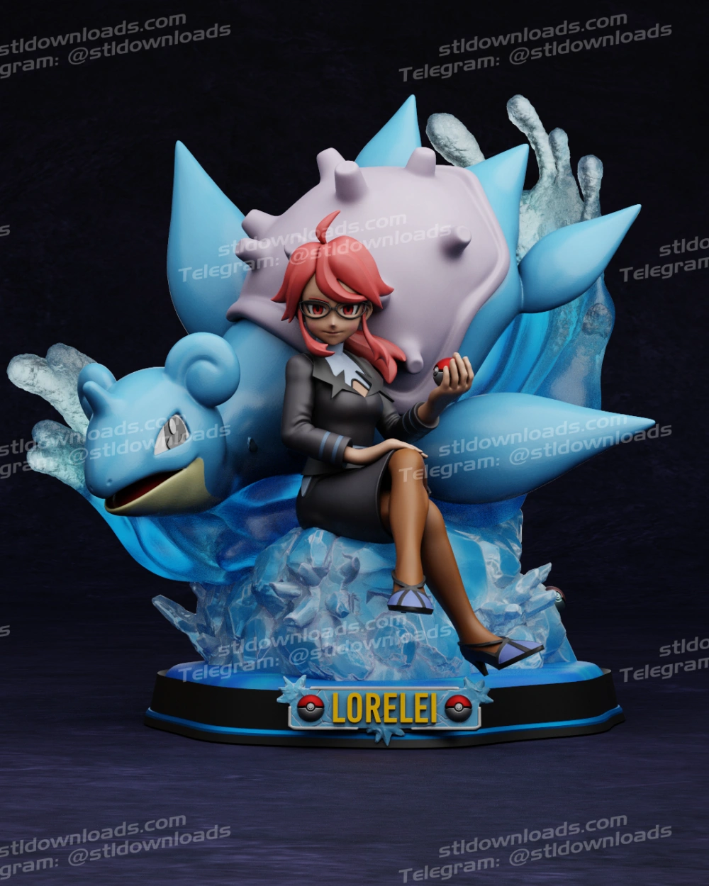 Merge Project Figures Lorelei And Lapras