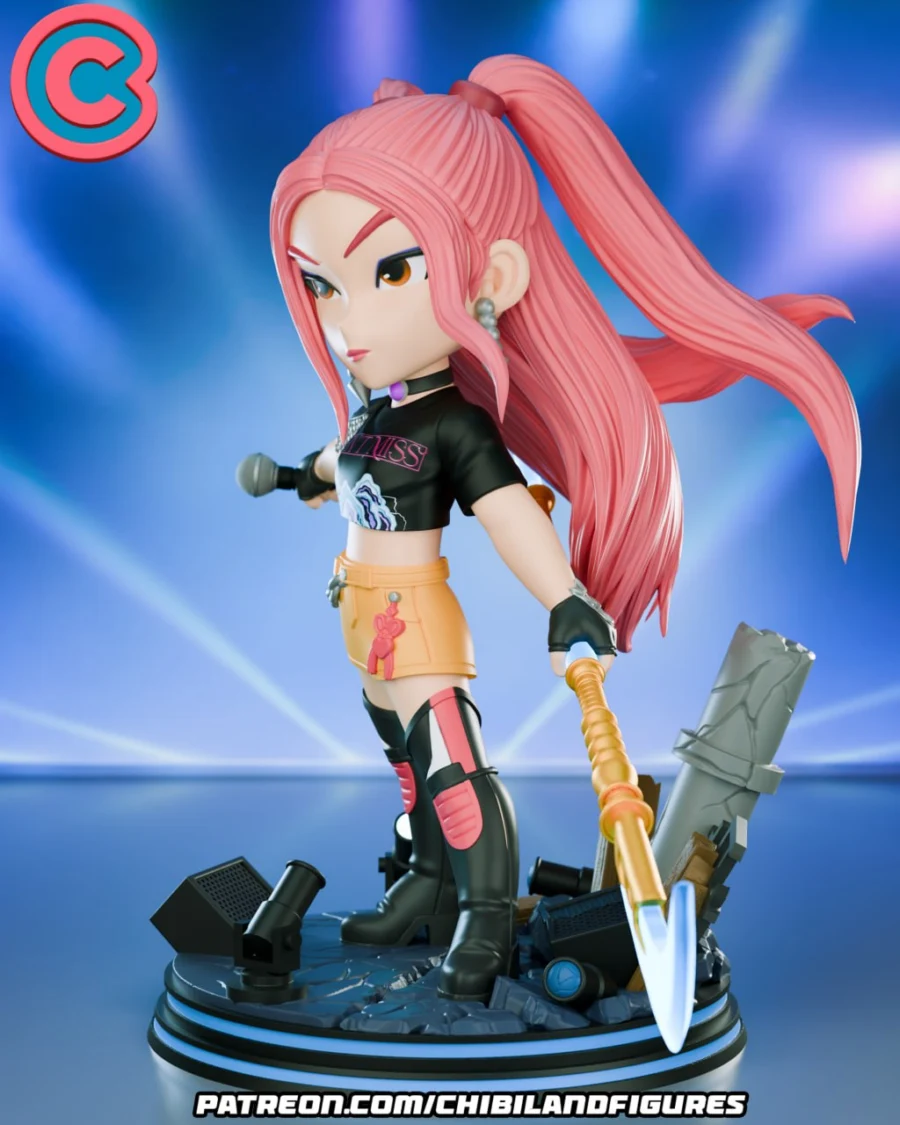 Mira Kpop Demon Hunters Chibi Chibi Land Figures @stl for Home