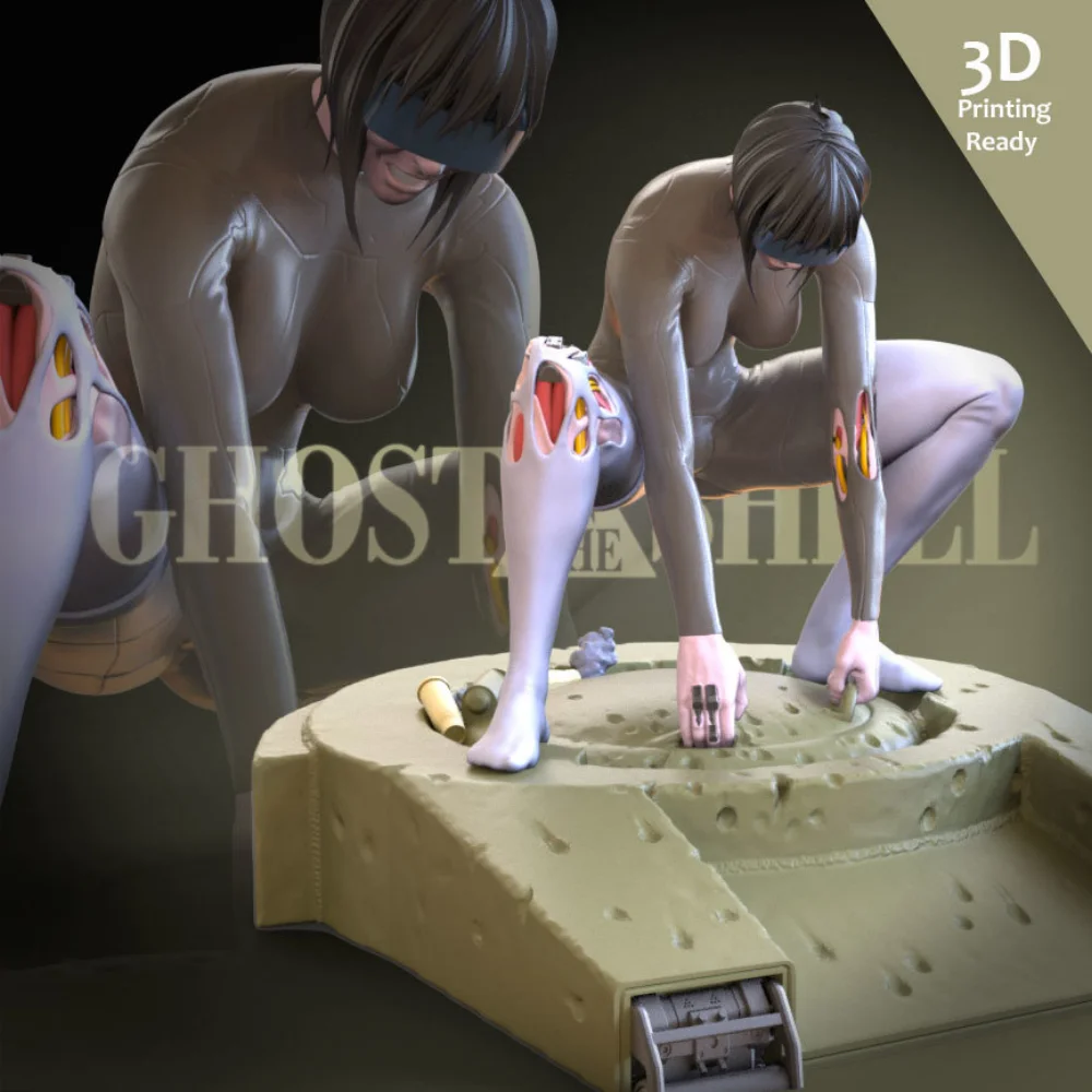 Motoko Separated (motoko vs tank)