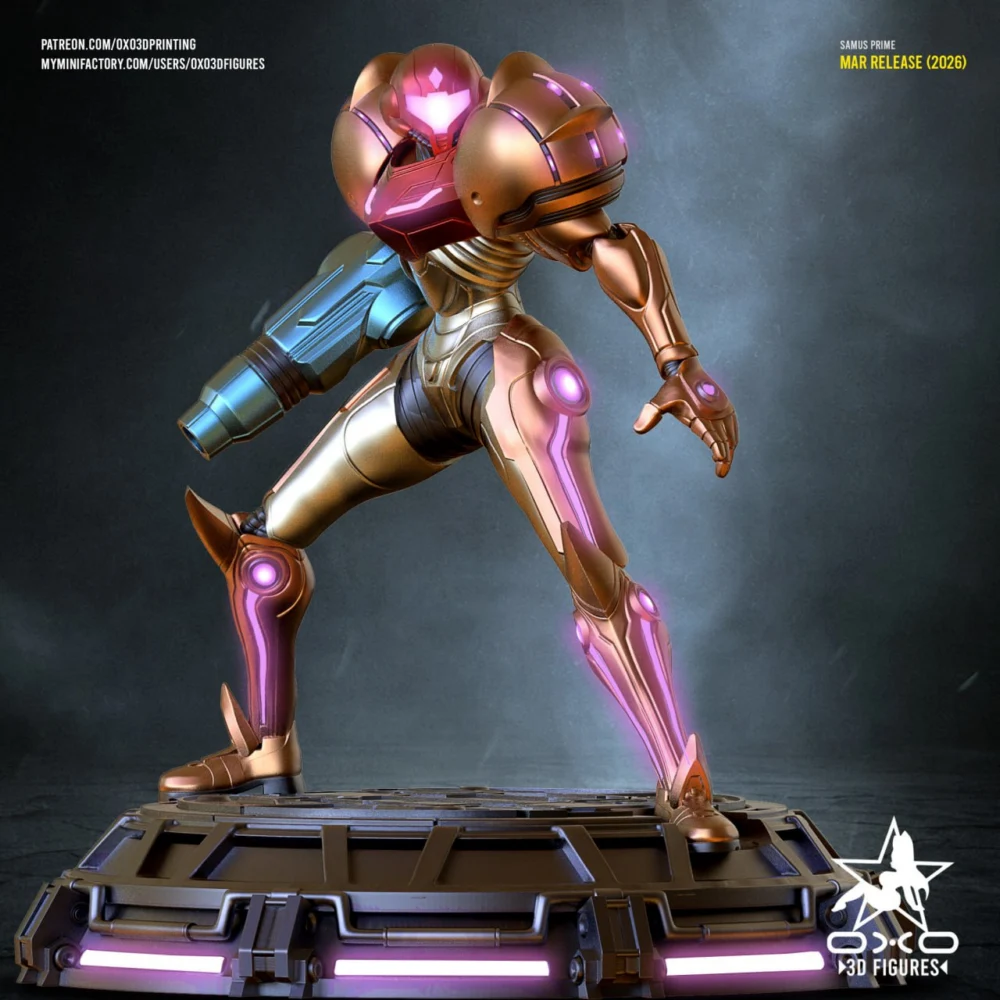 OXO3D Figures Samus Prime