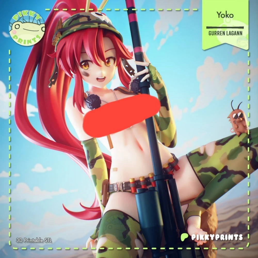 Pikky Prints Gurren Lagann Yoko Littner