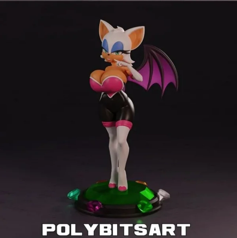 PolyBitsArt Rouge the Bat