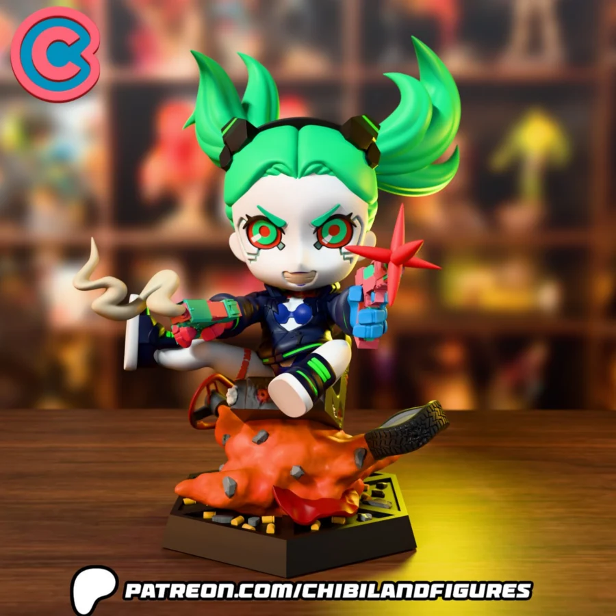Rebecca Cyberpunk Edgerunners Chibi @stl for Home