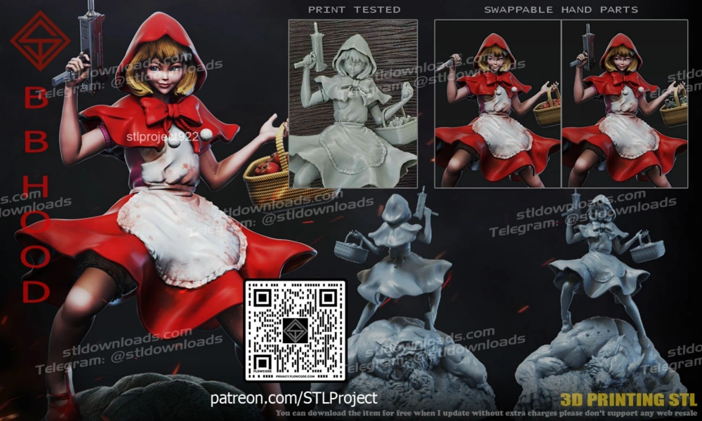 STL Project Baby Bonnie Hood
