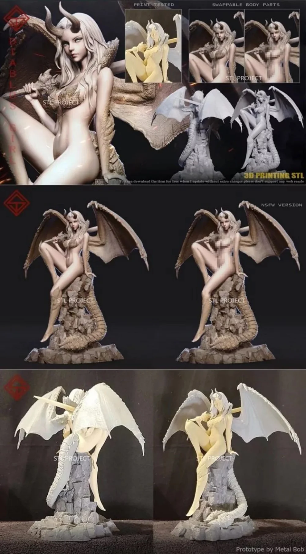 STL Project Diablos Girl