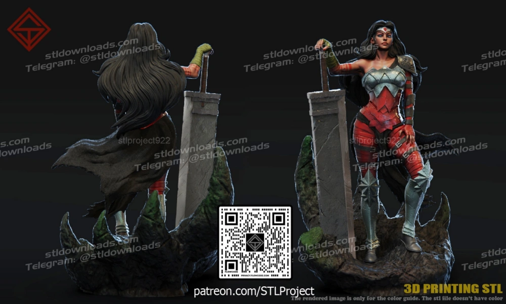 STL Project Wonder Woman