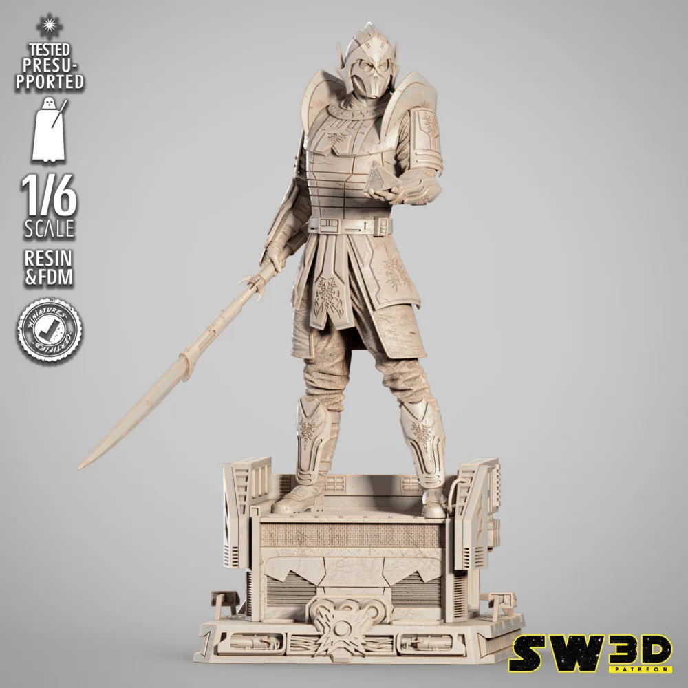 SW3D Darth Bane Sculpture