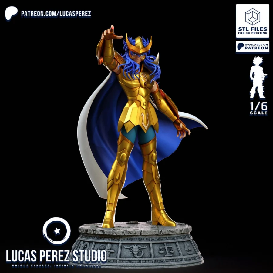 Scorpio Milo Saint Seiya Lucas Perez