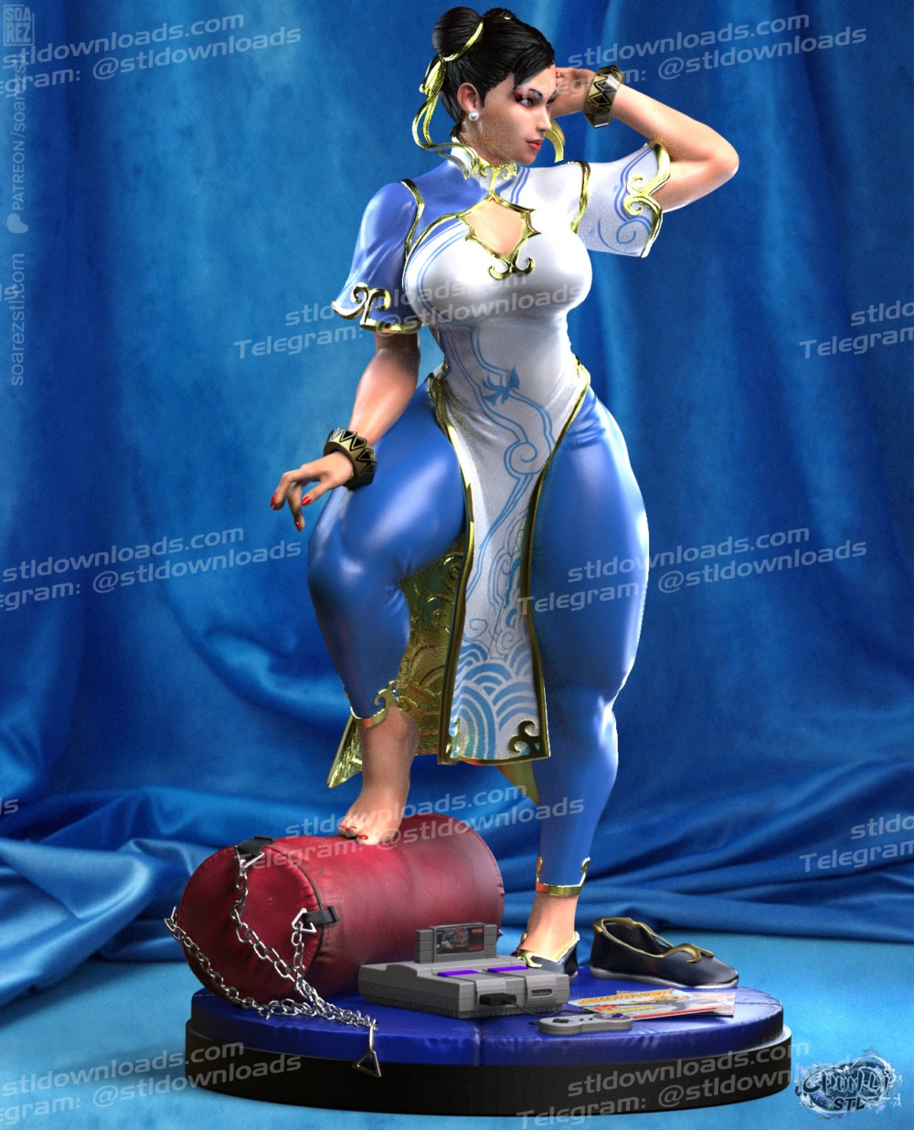 Soarez 3d Chun Li