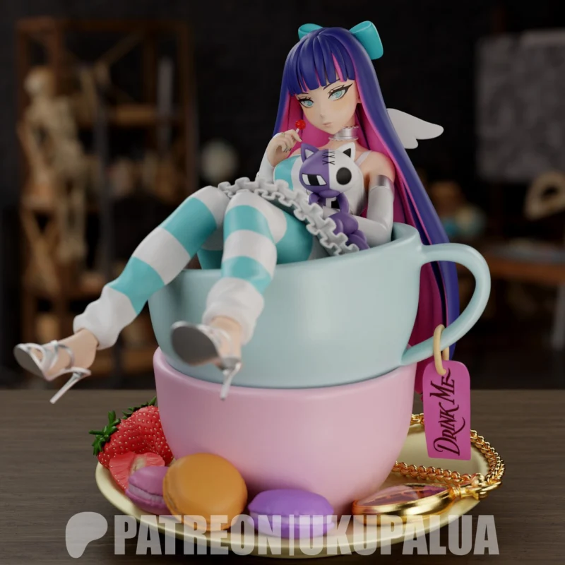 Stocking Anarchy – Panty & Stocking STL model for 3D printing