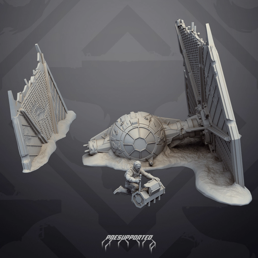TIE Fighter Crashed Objective SF024