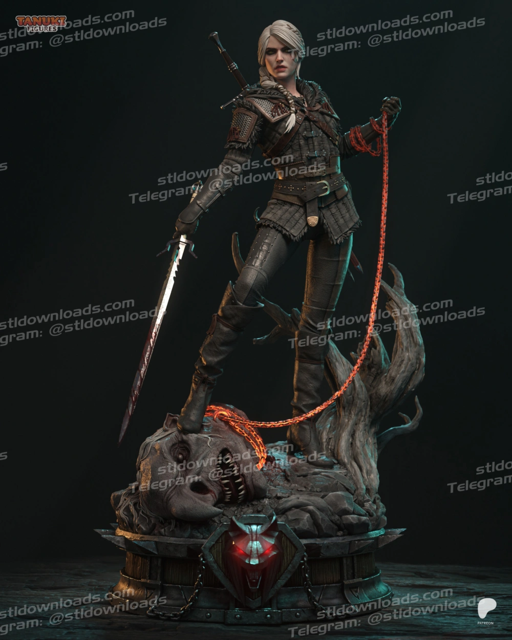 Tanuki Figures CIRI The Witcher