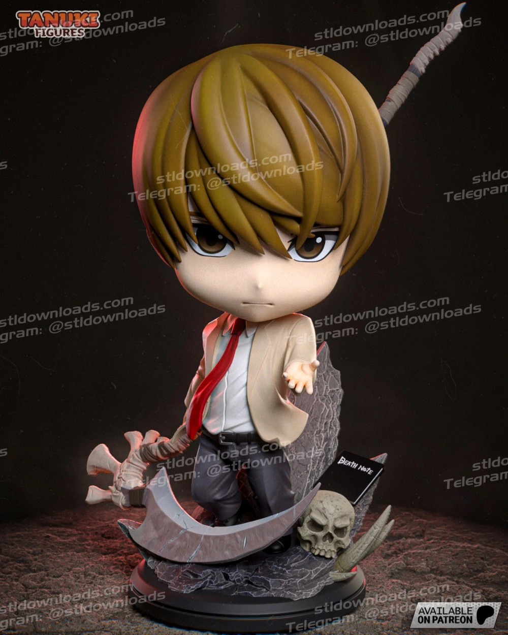 Tanuki Figures Light Yagami Chibi