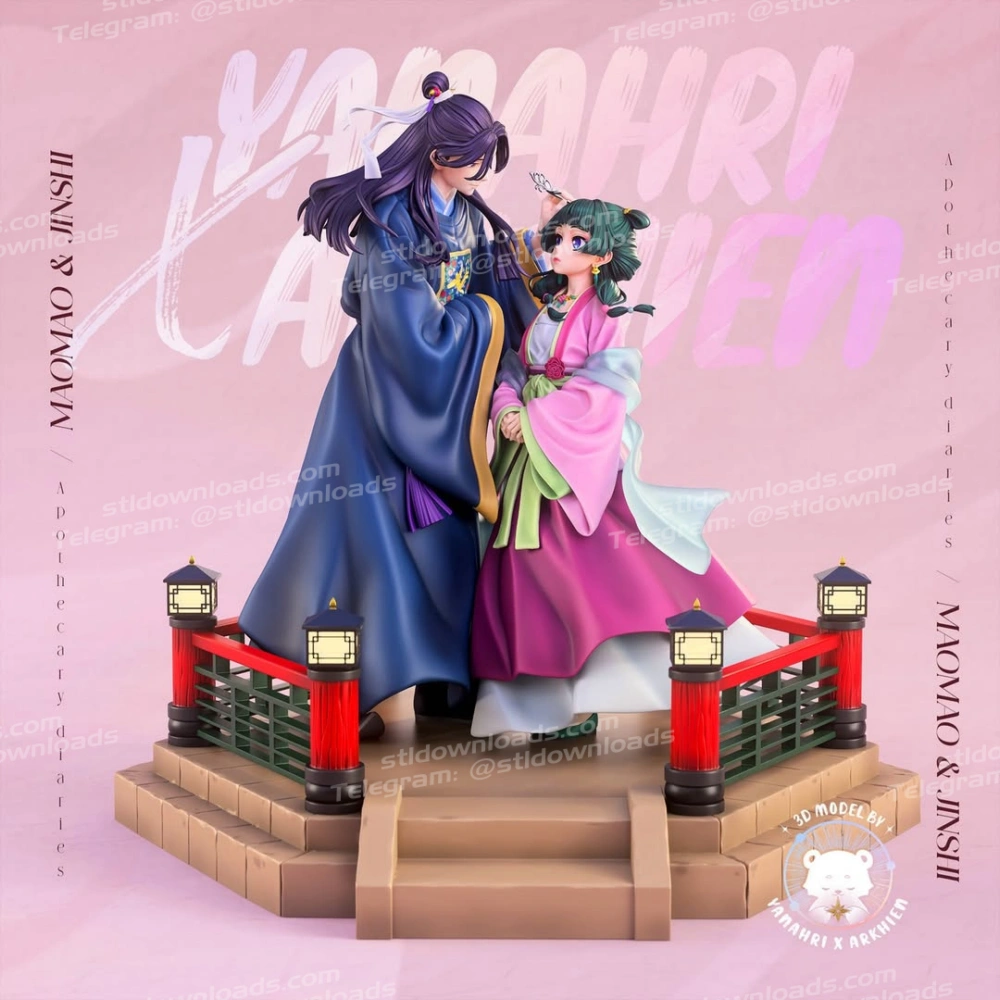 The Apothecary Diaries Diorama Maomao and Jinshi