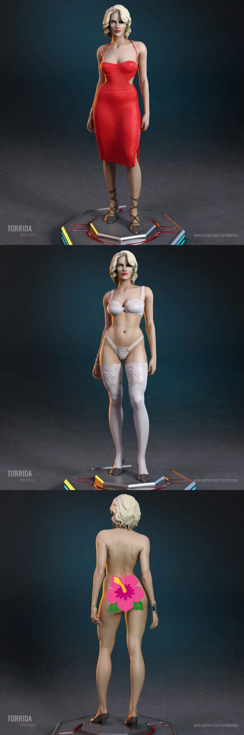Torrida Minis Number Six from Battlestar Galactica NSFW