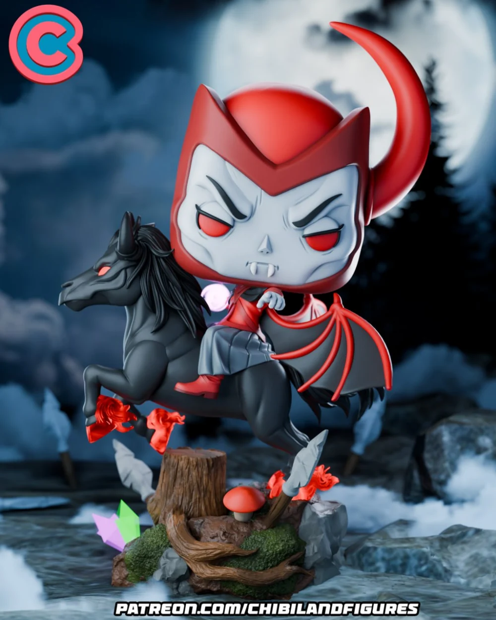 Venger Chibi Land Figures