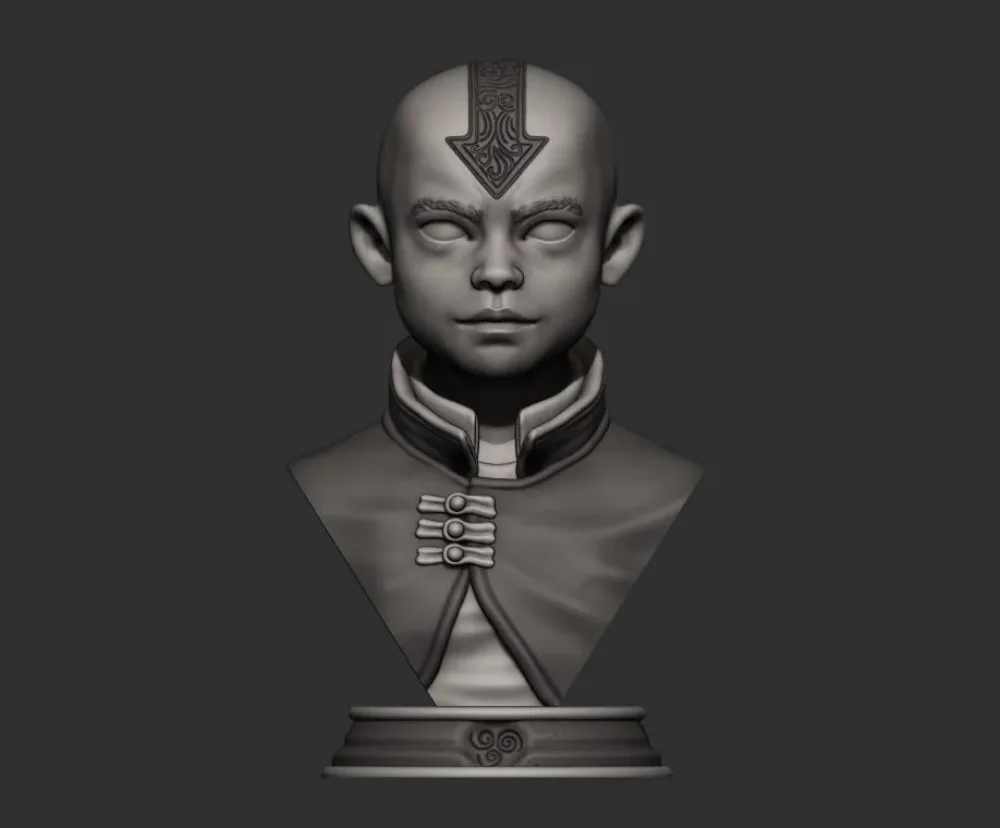 Wekster Avatar Aang Bust