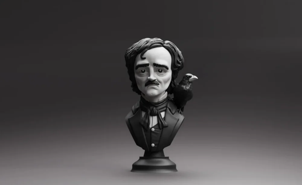 Wekster Edgar Allan Poe Bust