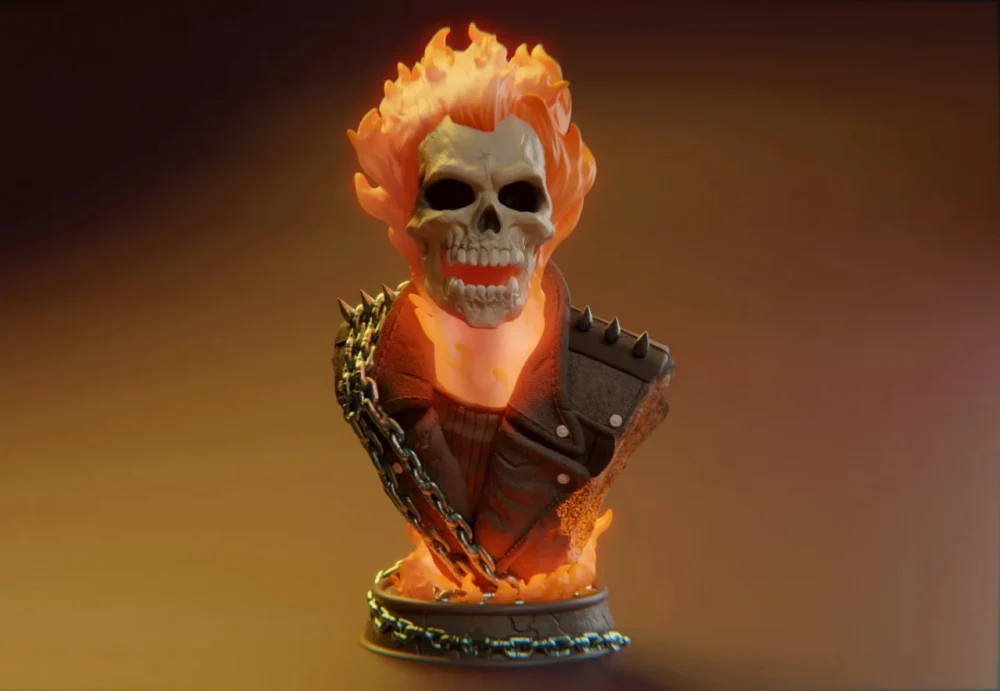 Wekster Ghost Rider Bust
