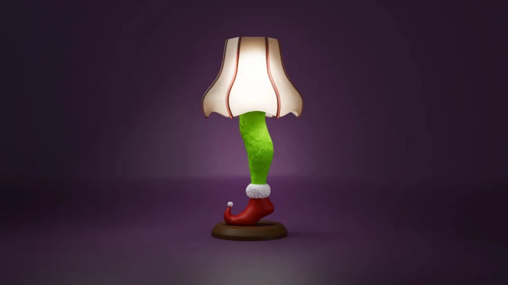 Wekster Grinch Leg Lamp