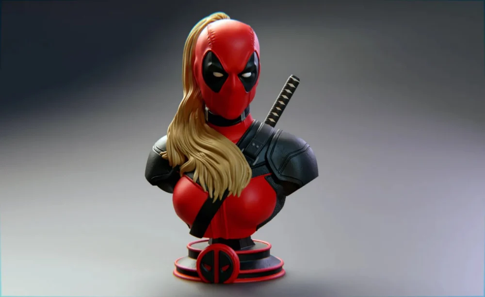 Wekster Lady Deadpool Bust
