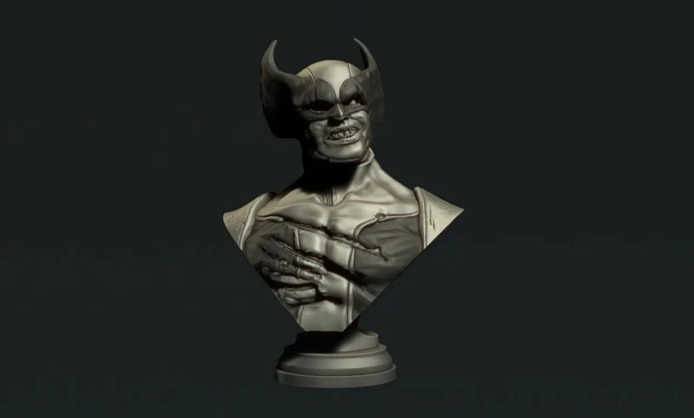Wekster Zombie Wolverine Bust