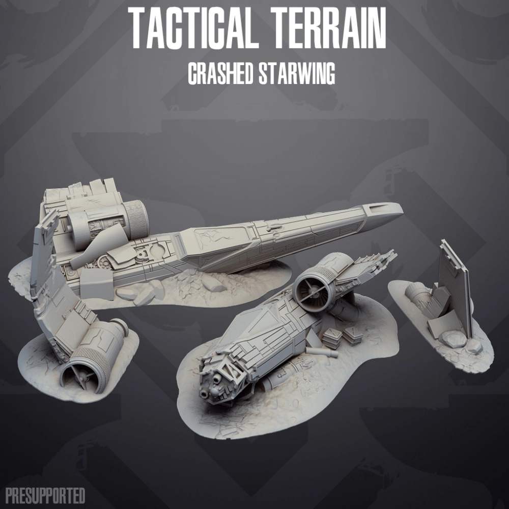 X Wing Crashed SF054