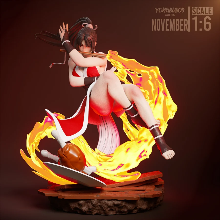 Yongblood Sculpture Mai Shiranui